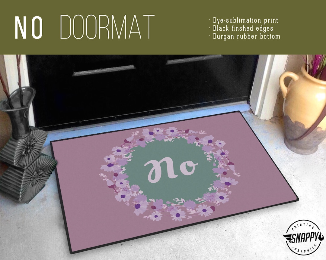 No Mat/doormat/rug 2 Sizes High Quality Dyesub Print