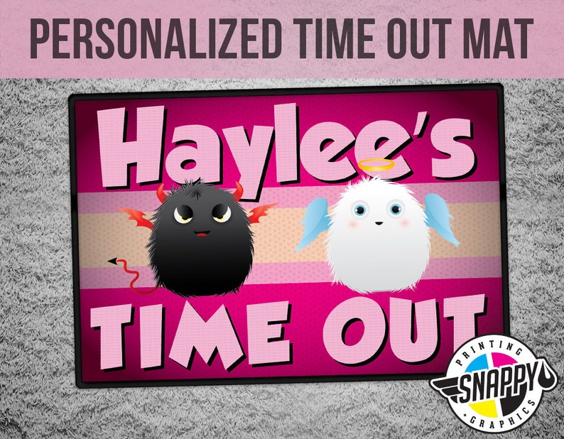 Personalized Time Out BOYS or GIRLS Mat/rug 24 X - Etsy