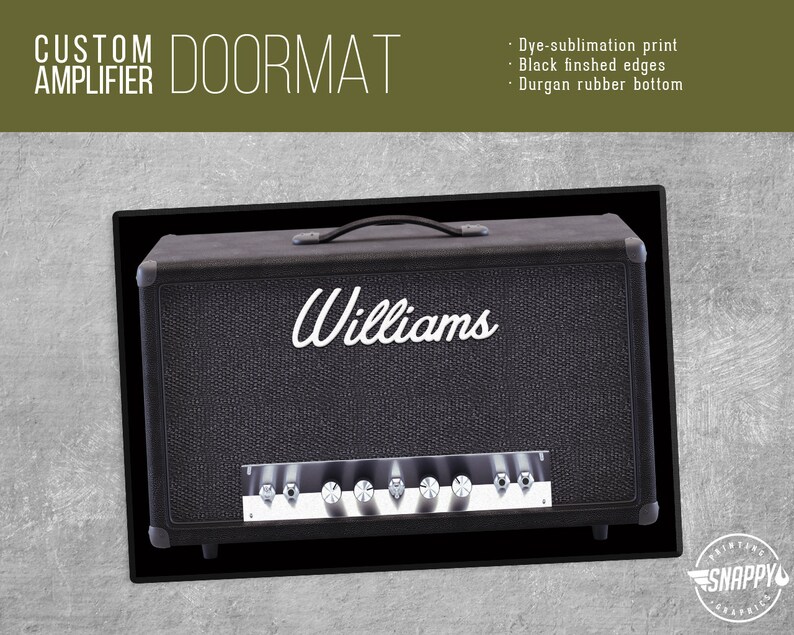 SnappyPrinting Amplifier Doormat