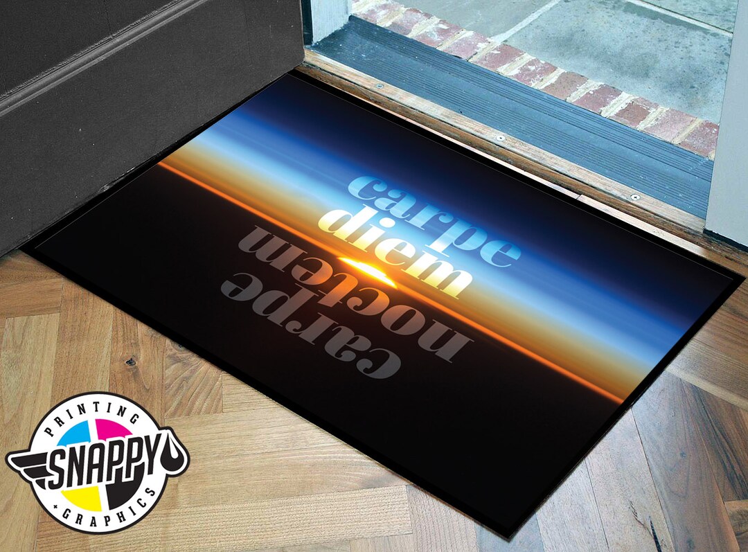 Carpe Diem / Carpe Noctem Mat/doormat/rug 2 Sizes High Quality
