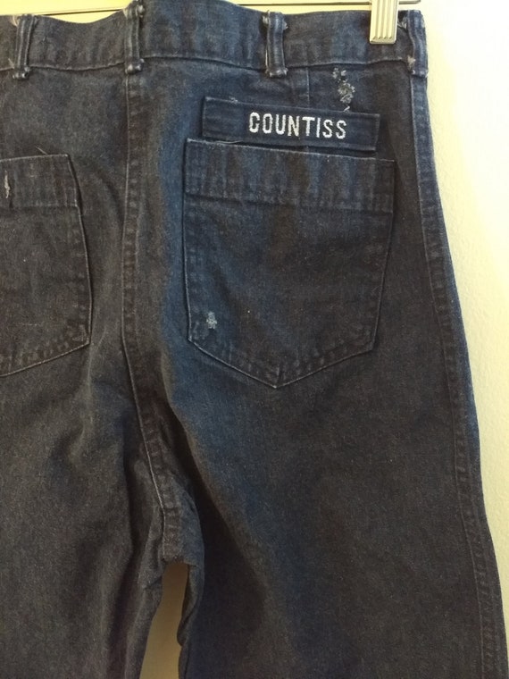 Sailor Dungarees, Vintage Naval Seafaring Denim Jeans… Gem