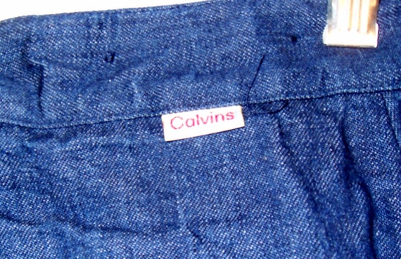 70s/80s Jeans, Vintage Calvin Klein Dark Rinse De… - image 4