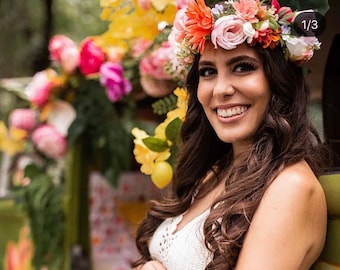 Bohemian Maternity Flower Crown