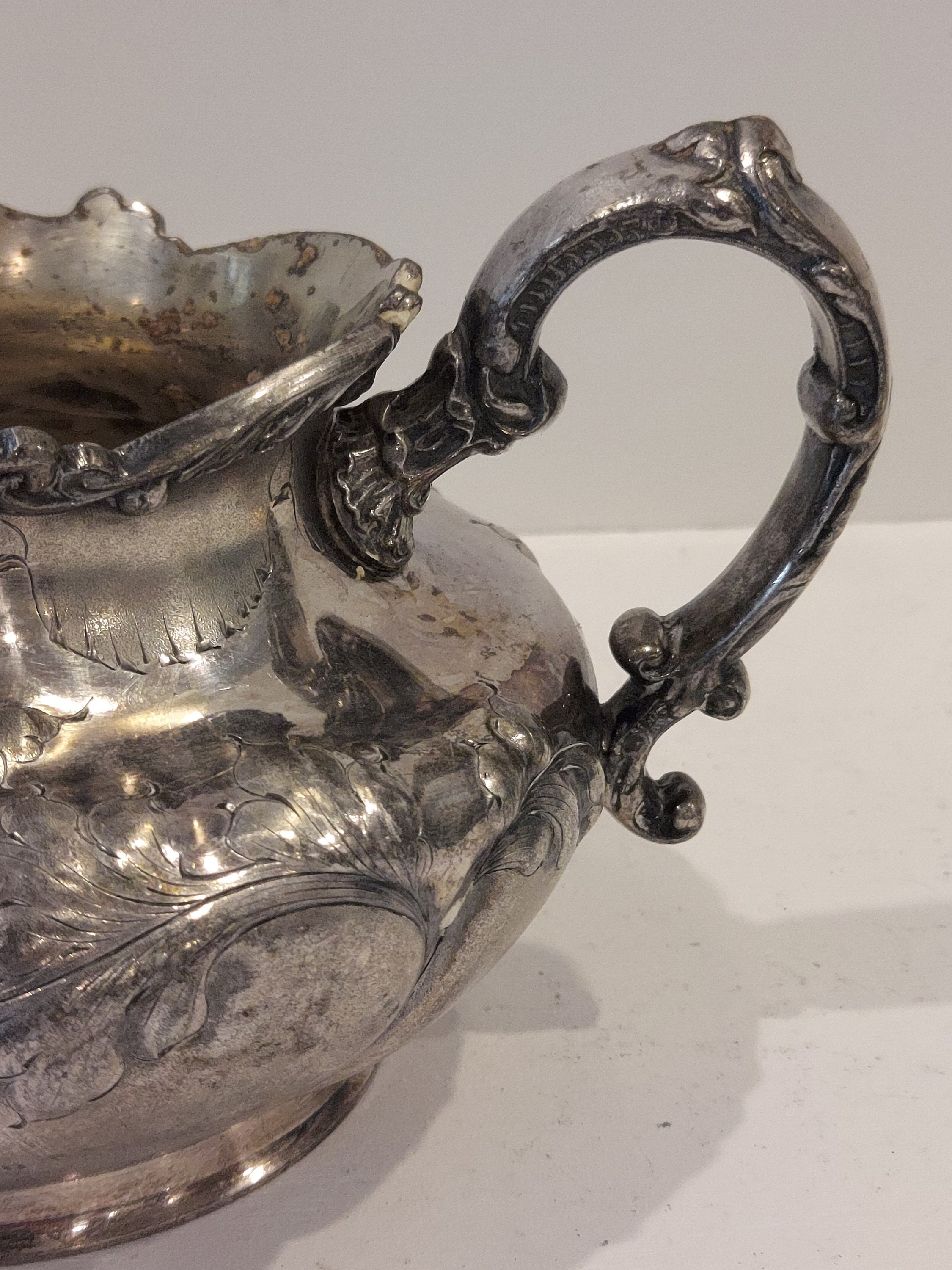 Antique Pairpoint Mfg. Co. Silver Quadruple Plate Creamer Etsy
