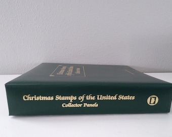 RARE CHRISTMAS STAMP Collection of 1962 to 1990 Christmas Stamps of United States With Mint Set of Unused Stamps 250.00 Value-Postal History