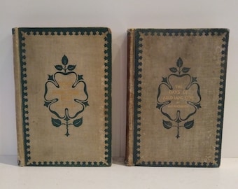 RARE 1890s Books by Ian Maclaren Beside the Bonnie Brier Bush & The Days of Auld Lang Syne-Rare 1st edition Ian Maclaren Hardcover Books