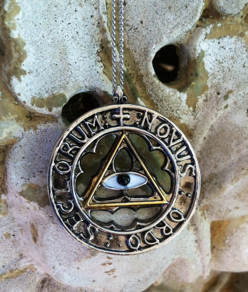 Talisman Knights Templar All Seeing Eye Pyramid Ritual Jewelry | Etsy