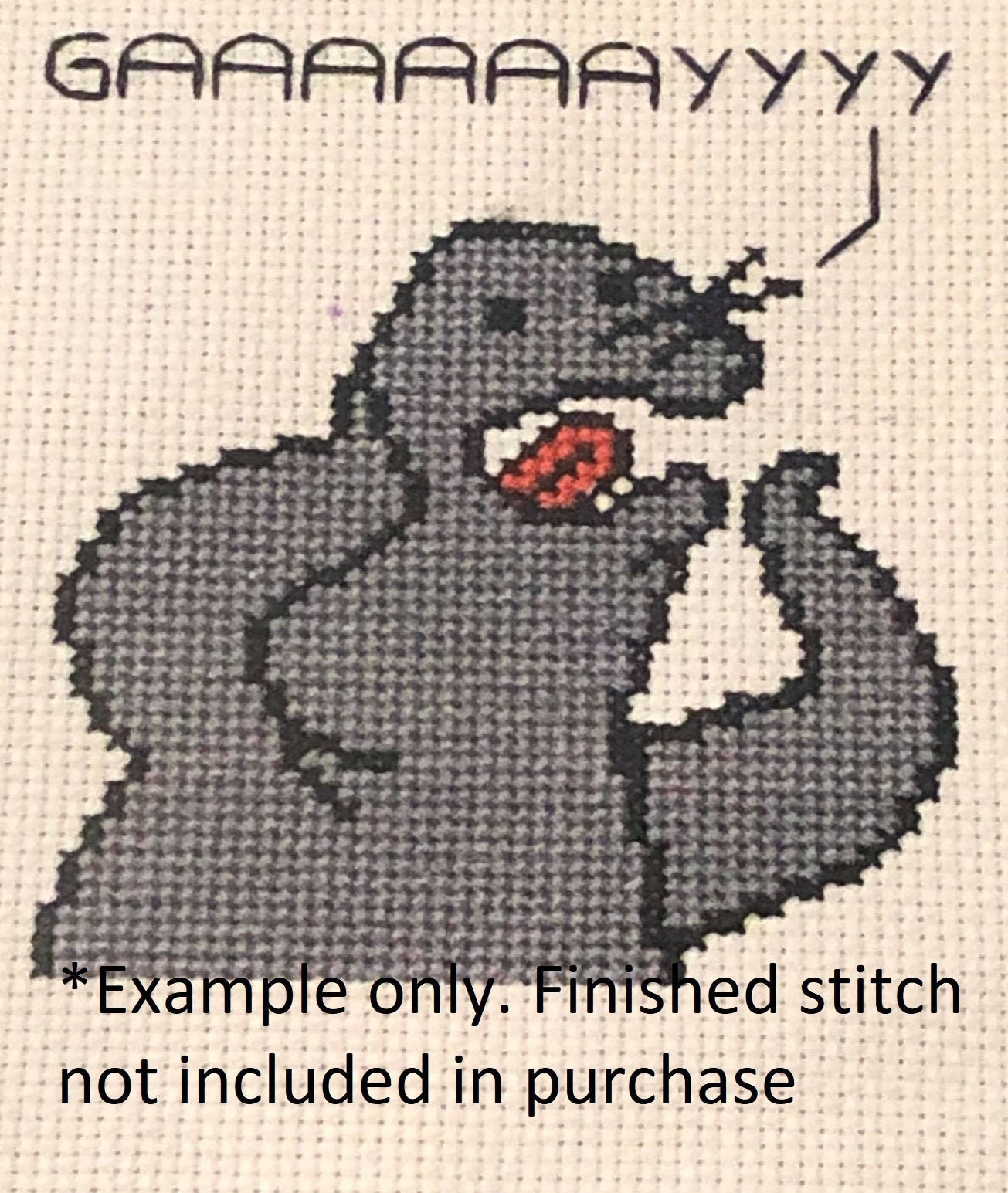 Seal Cross Stitch Pattern