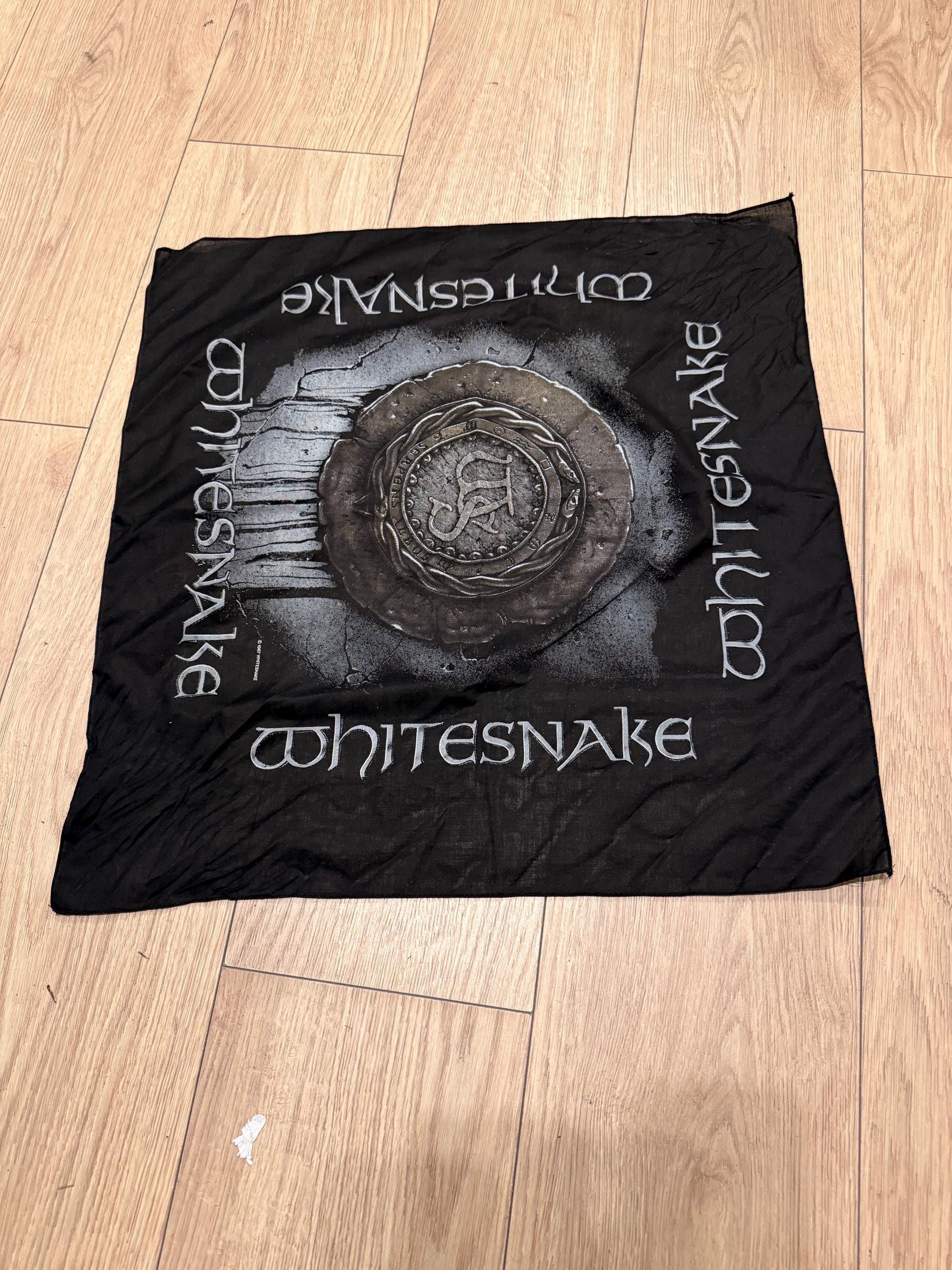 Bandana / Mouchoir Def Leppard – Bleu – Rock Band Officiel – Accessoire Vintage