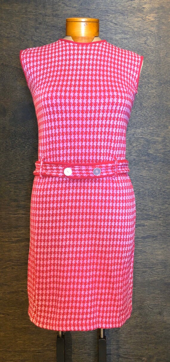 Dreamy Vintage Deadstock Houndstooth Dress