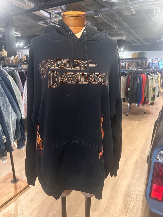 Vintage  Harley Davidson Hoodie Sweatshirt
