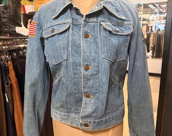 Vintage 60's 70's LEE 101-J Sanforized Denim Jacket - Etsy