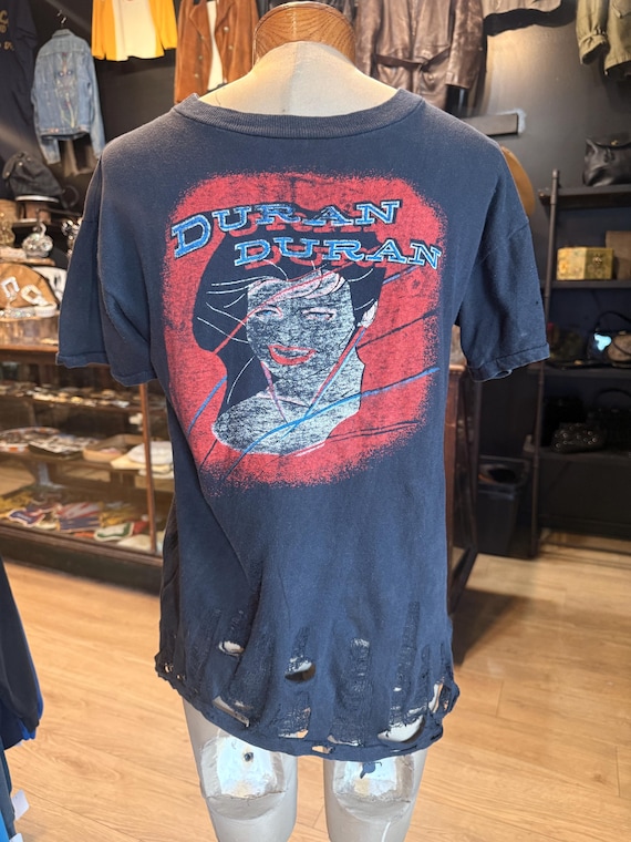 Original Vintage 1980s Duran Duran Rio Perfectly Thrashed Tshirt