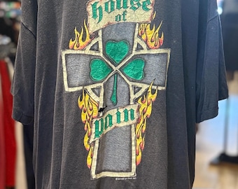 Vintage 1992 House of Pain T-shirt Hip-hop Rap Band Graphic Tee