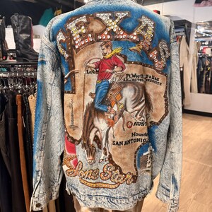 Veste En Jean Vintage Tony Alamo - Taille XL - Édition 1987 - État Parfait (Occasion)