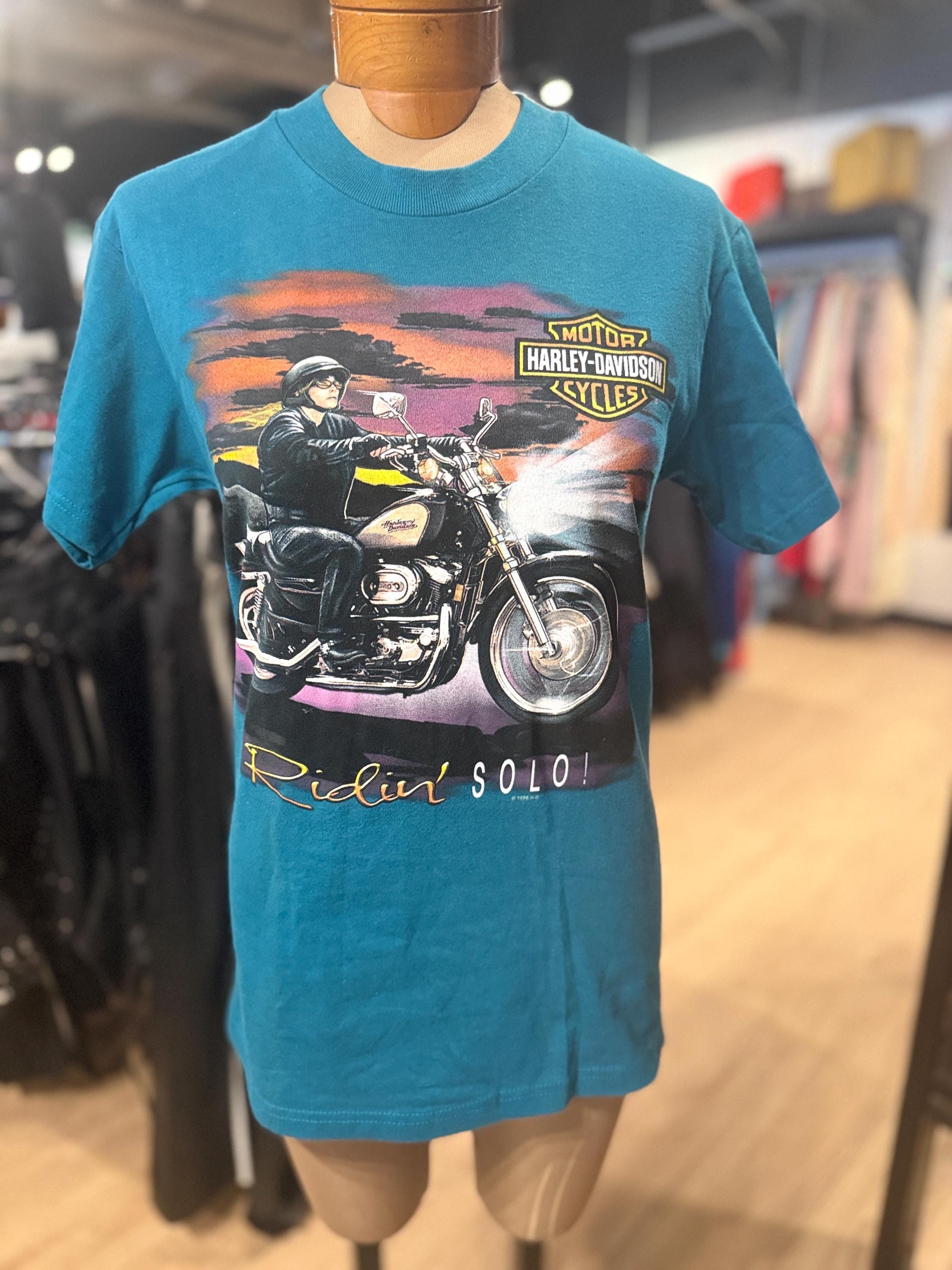 Vintage Deadstock 1998 Harley Davidson Tshirt - Etsy