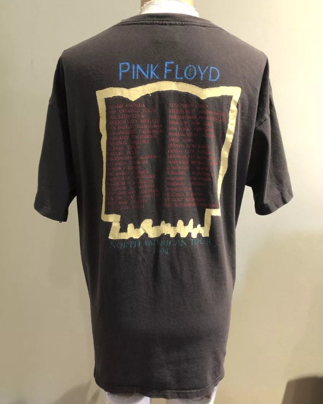 Original Vintage 1994 Pink Floyd North American Tour Tshirt