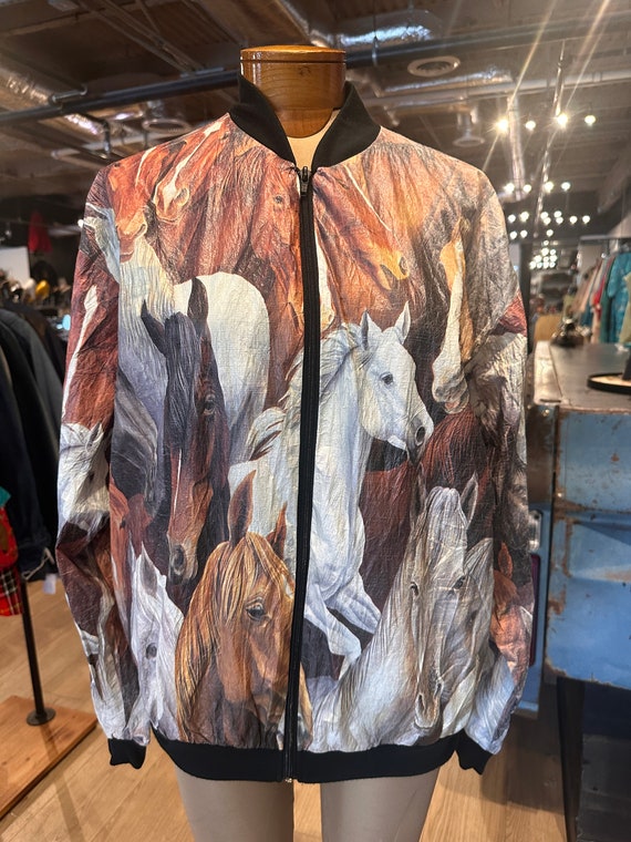 Vintage 1970's HORSES Jacket - image 1