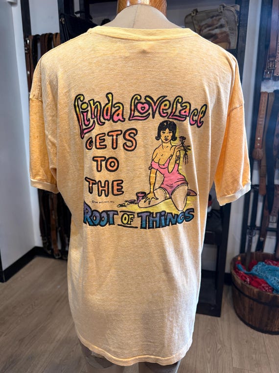 Authentic Original Rare Vintage 1973 Linda Lovelace Tshirt