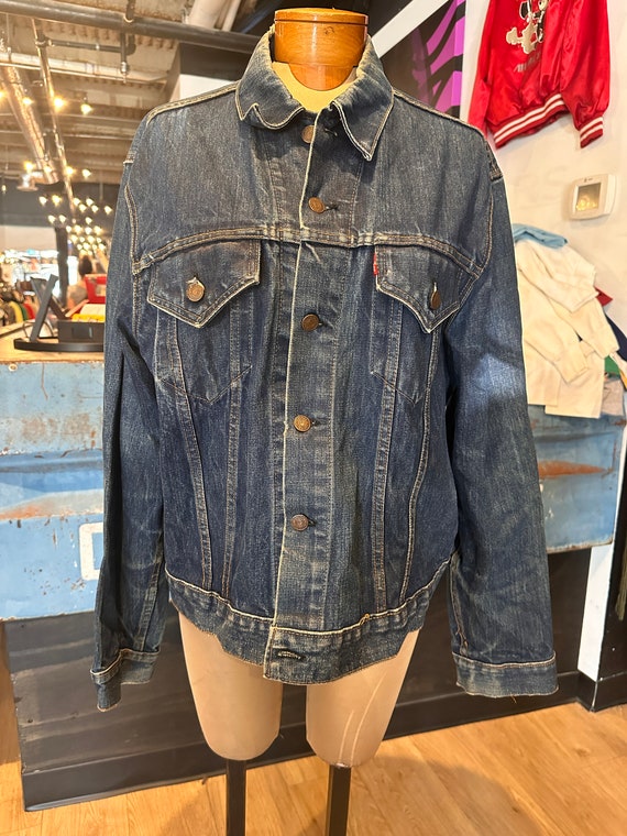 Levi's Men's LVC X Adish 2 Hemp Chore Jacket in Indigo Levis