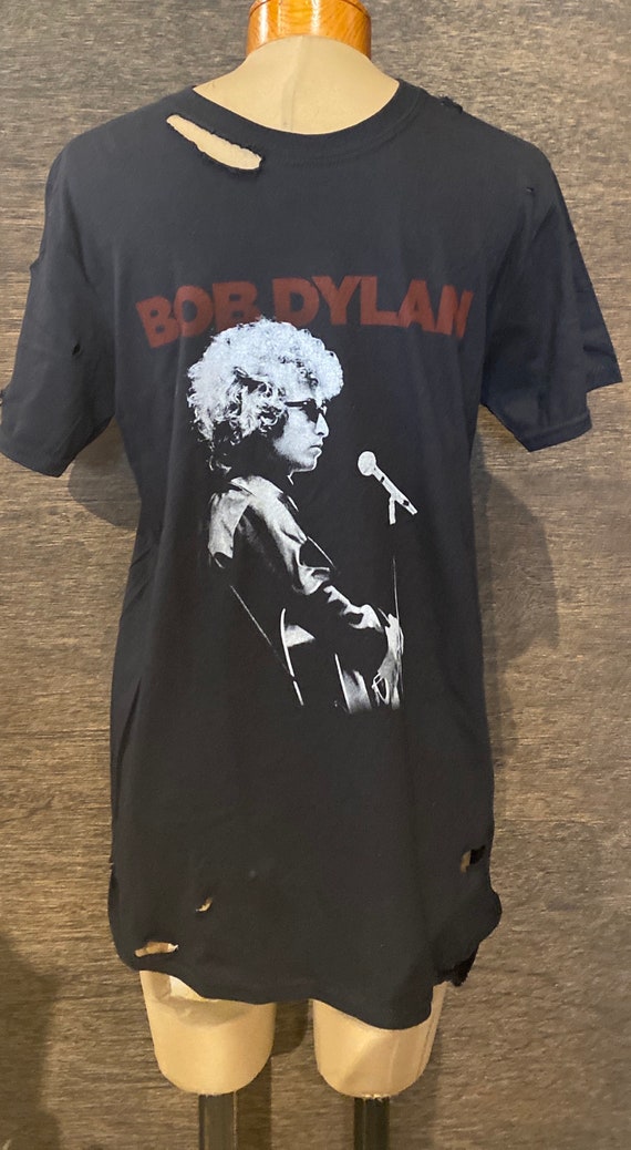 Custom Distressed Bob Dylan Tshirt