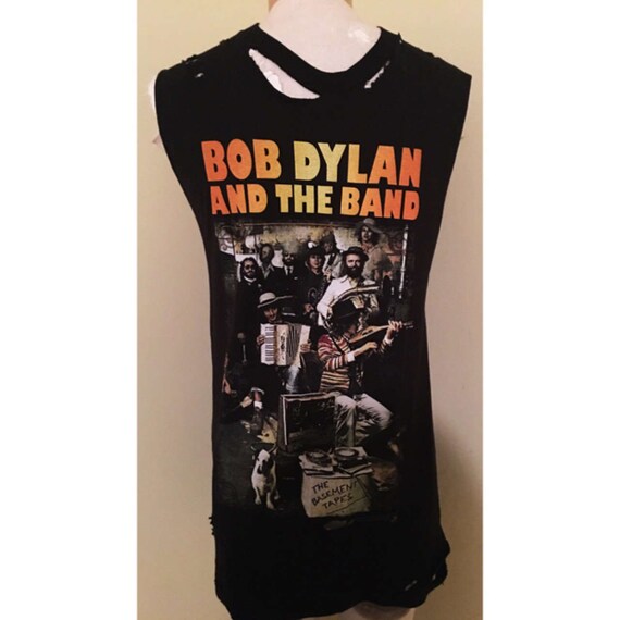 Custom Distressed Bob Dylan & The Band Tshirt