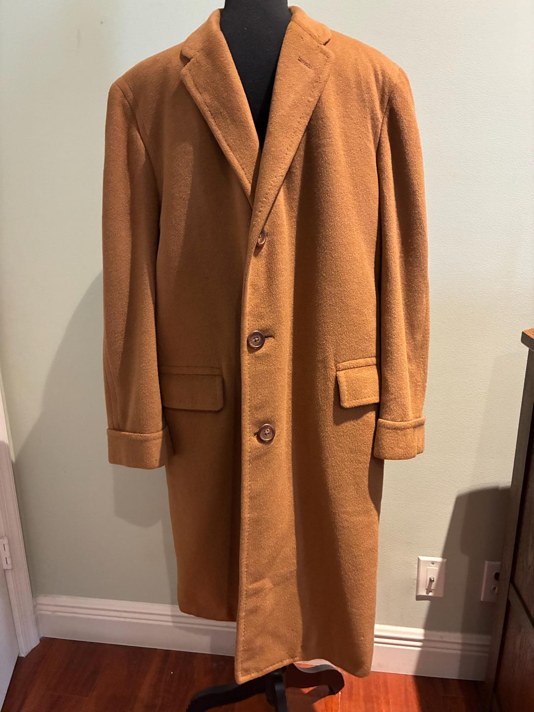 RARE Vintage 1940's 1950's Men's Full Lenth Vicuña Coat - Etsy