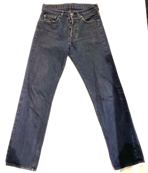 Vintage Black Levis 501 Jeans