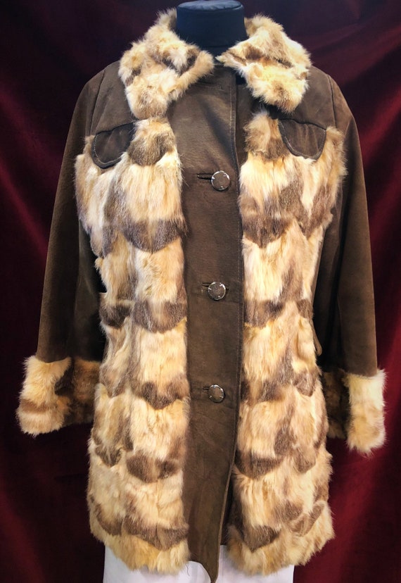 Beautiful Women's 1970's Vintage Mocha Brown Leath
