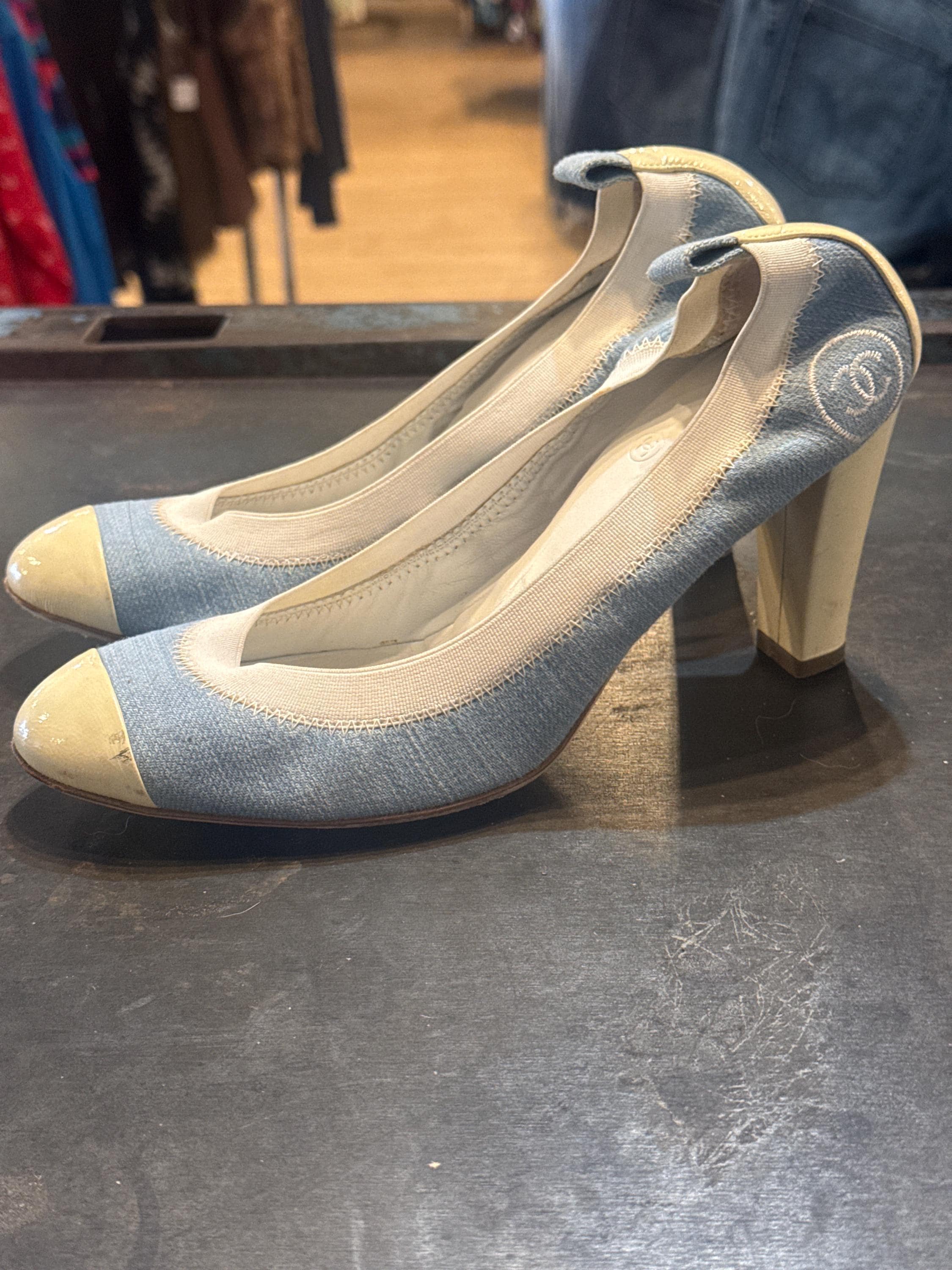 Chanel Heel Pumps - Etsy