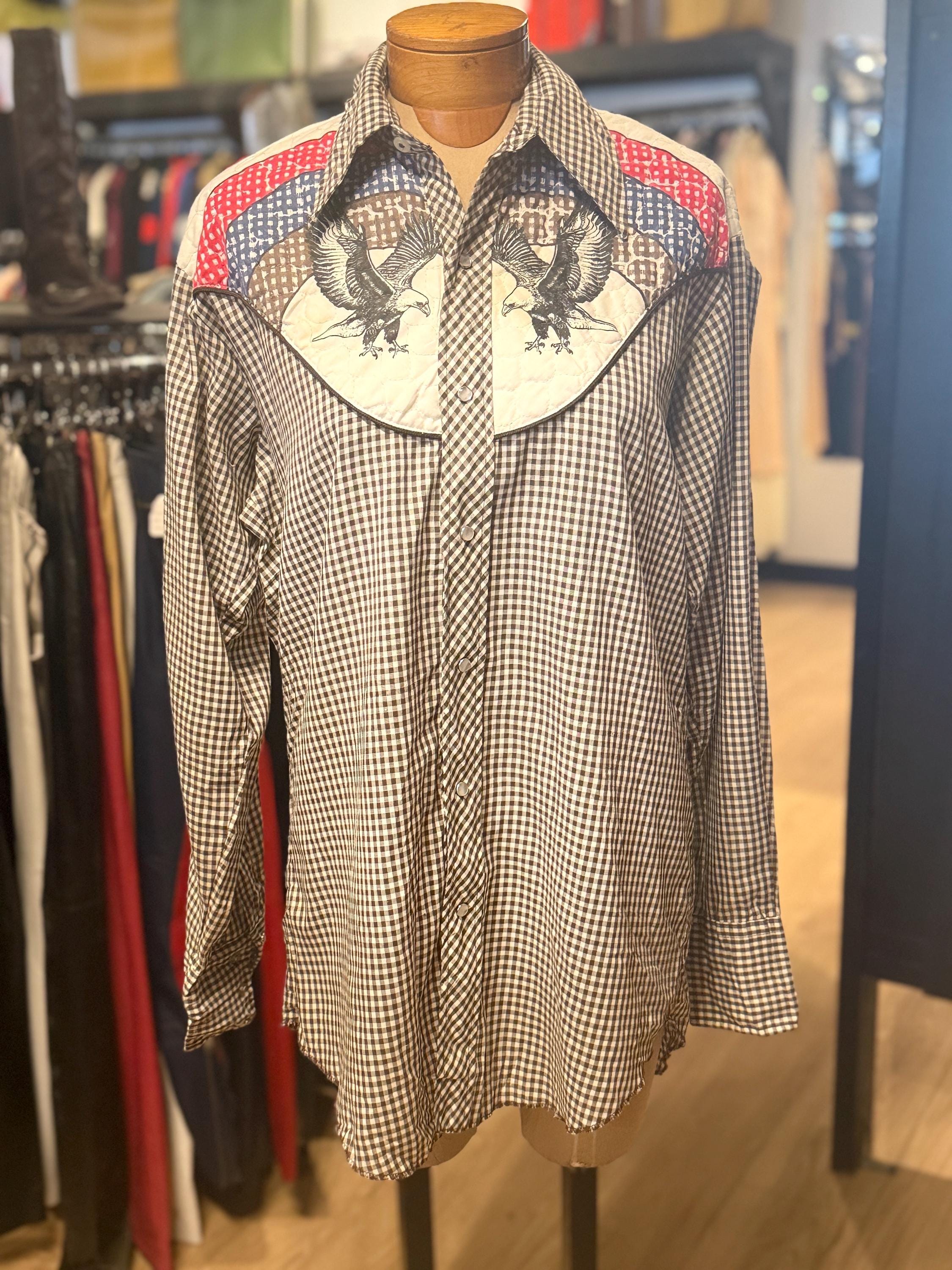 70s vintage western setup ま*)様 70s vendange Western brown setup