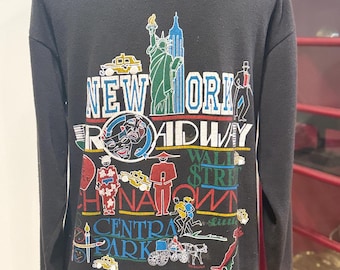 80年代のヴィンテージ ニューヨーク市 ランドマーク スウェットシャツ