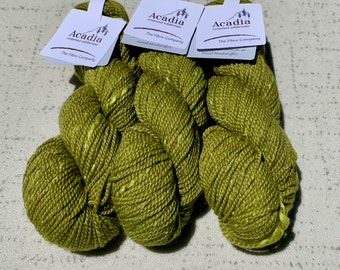 Acadia Kelp Yarn, Green  Yarn, The Fibre Co, Destash