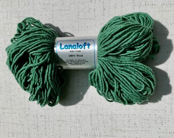 Brown Sheep Co. Lanaloft Yarn, Green Agate Yarn