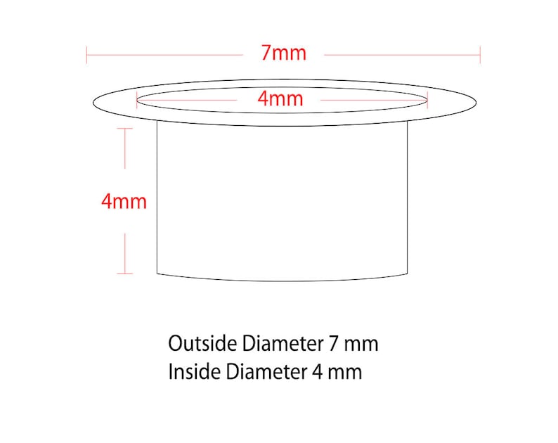 500 pièces/10 couleurs, oeillets ronds de 4 mm de diamètre image 9