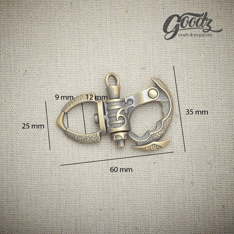 Swivel Snap Clasp Hook Biker Hook Clasp Loop Belt Etsy