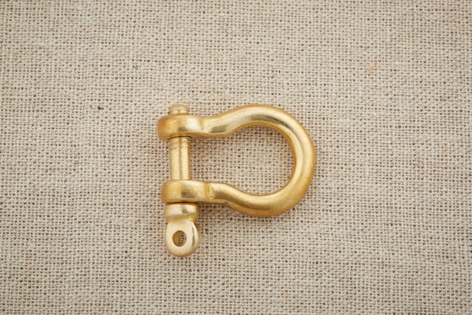 BRASS Shackle Joint Connect Key Chain Hook Brass Horseshoe Etsy