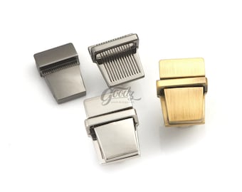 Purse - Bag Lock Closure Set , x2Pcs | Bag Slide Closure | Modern Slide Bag Hardware (25x18mm)