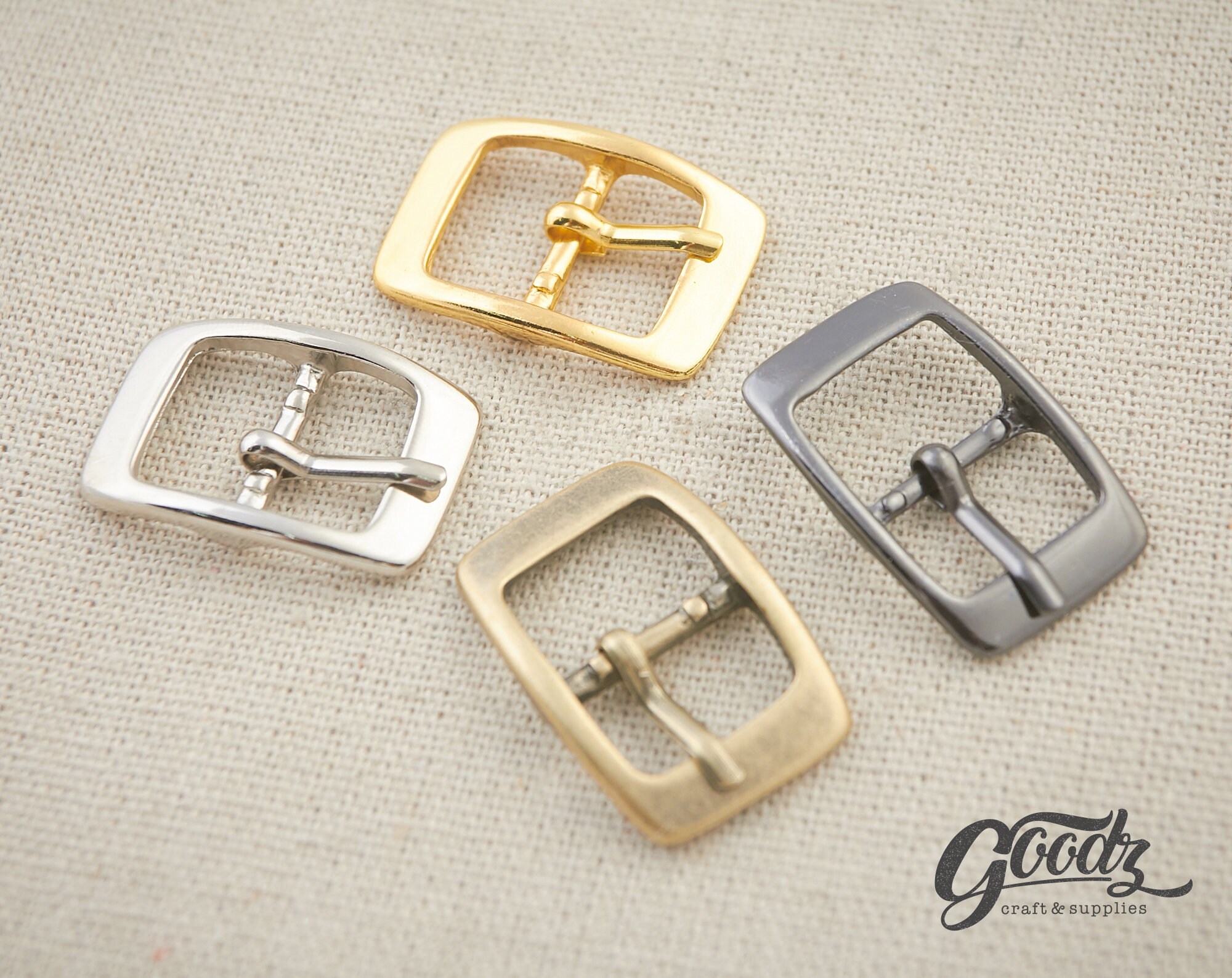 Uxcell 4Pack 0.75\" Single Prong Belt Buckle Oval Center Bar Buckles For Leather Craft, Silver
