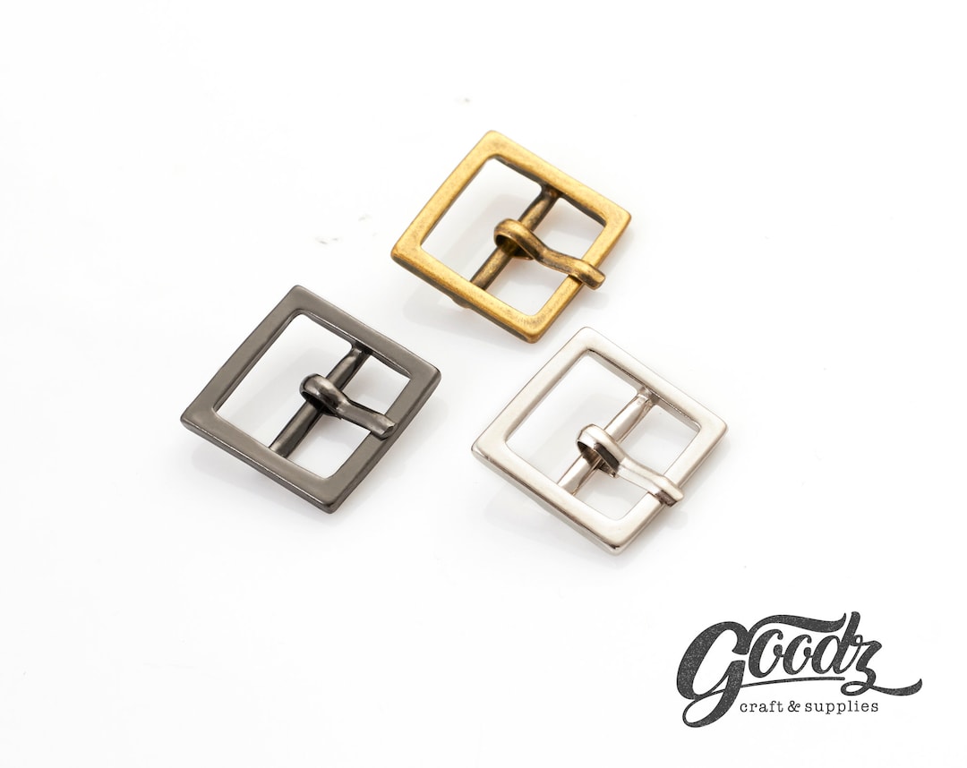 Set of 10PCS 12mm Mini Square Tiny Buckle Small Centre Bar Etsy