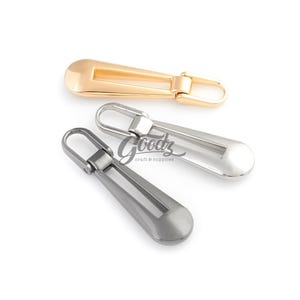Teardrop Zipper Puller: Modern Replacement Slider (4 Pieces)