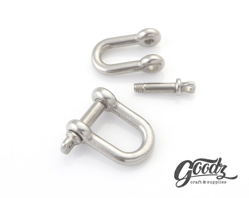 Stainless Steel Shackle / Joint Connect Key Chain / U Hook Etsy