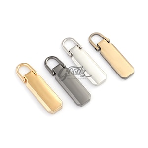 Modern Zipper Puller: Bag, Jacket Replacement Slider (4 Pieces)