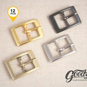 Mittspännen, 12 st - 15 mm | Minispänne | Tygspänne till minimalistisk BJD-docka | Spänne till väska, skor och armband