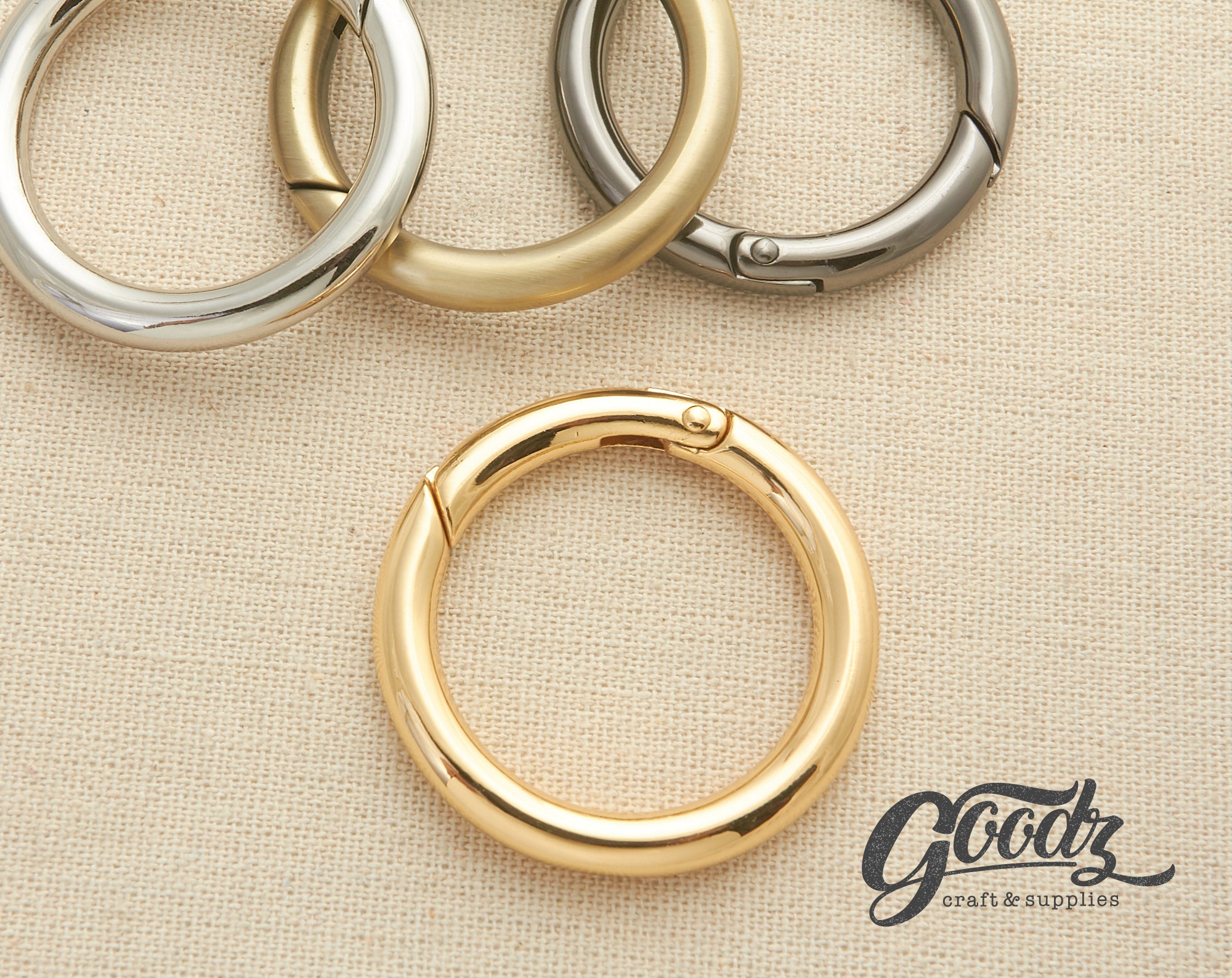 X2 Pieces 46mm Round Jump Ring Connector Spring Jump Ring Etsy