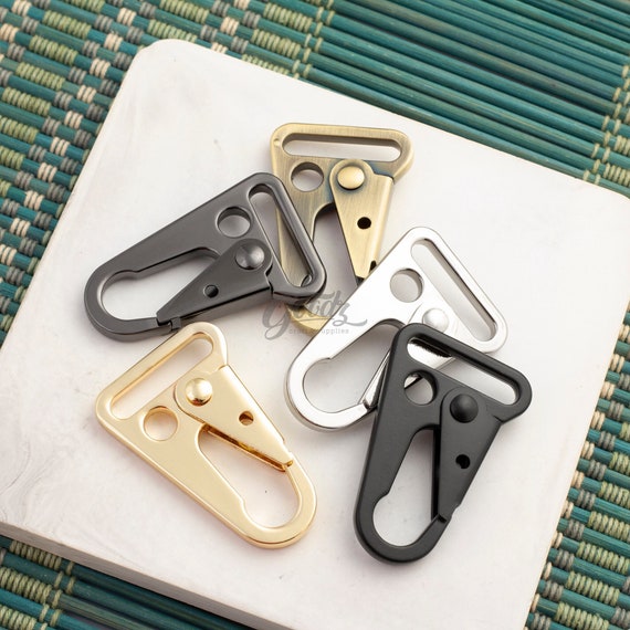 Heavy Duty Spring Snap Hook Triangle Clips Hook Clip Carabiner for Keychain  