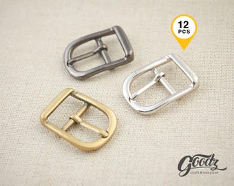 16mm Metal Heel Bar Belt Buckle  - Small Replacement Buckle - Strap Buckle Hardware - DIY SuppliesBracelet Fasteners