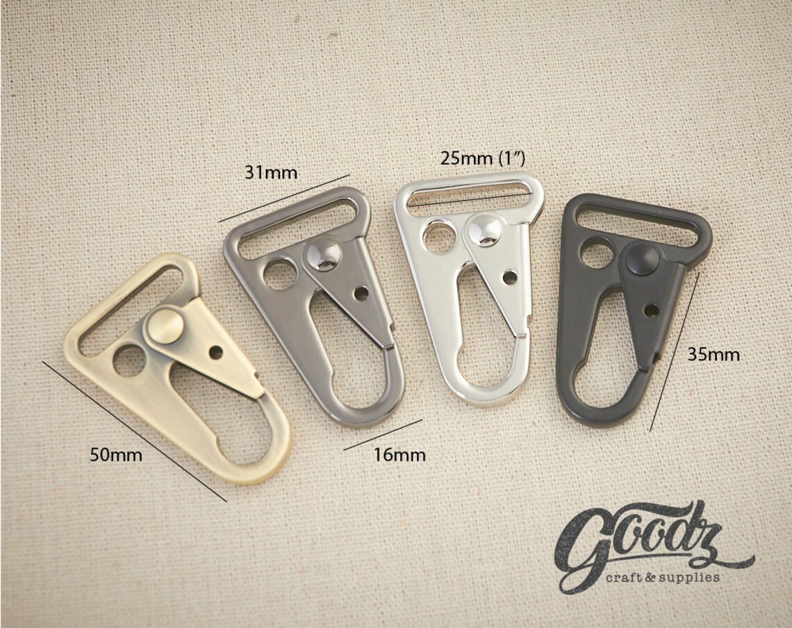 Heavy Duty Spring Snap Hook Spring Hook Clip Carabiner Etsy