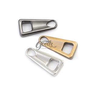 Teardrop Zipper Puller: Modern Replacement Slider (4 Pieces)
