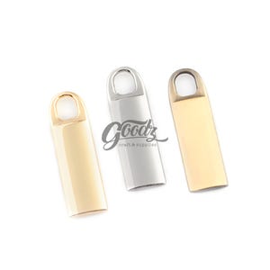 x4Pieces 29mm Length Teardrop Shape Zipper Puller | Replacement Zipper Slider Puller For Bag - Purse - Wallet - Jacket  | Metal Zipper